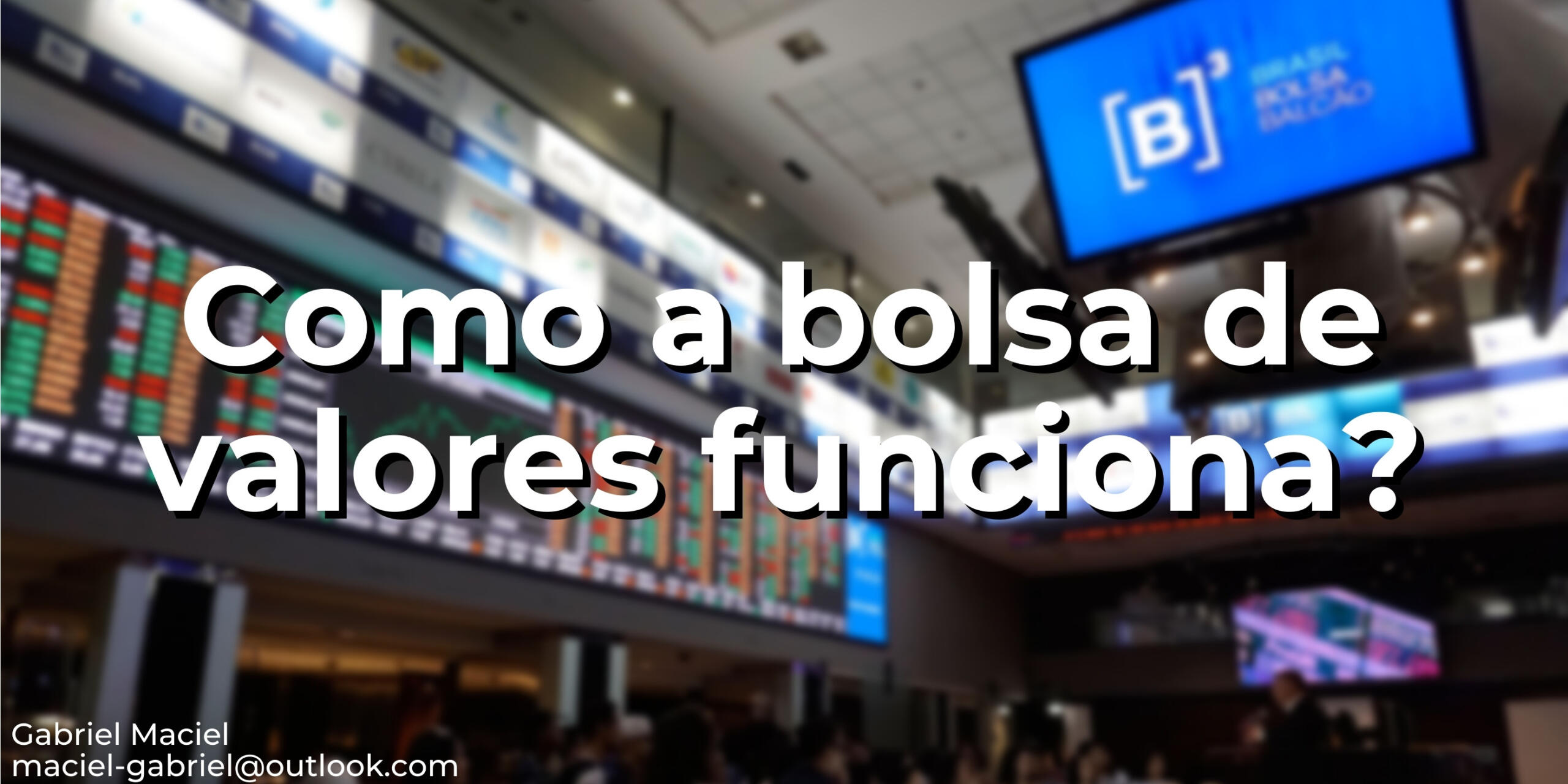 Como a bolsa de valores funciona?